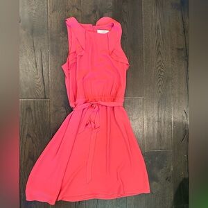 LOFT Vibrant Pink Mini Dress